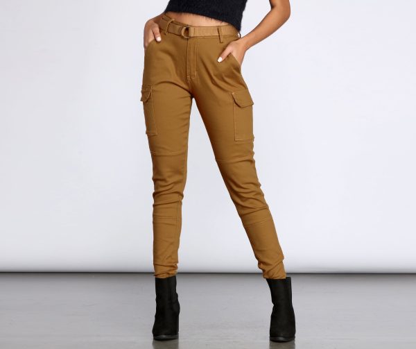 Cutie In Charge Cargo Joggers - Image 10