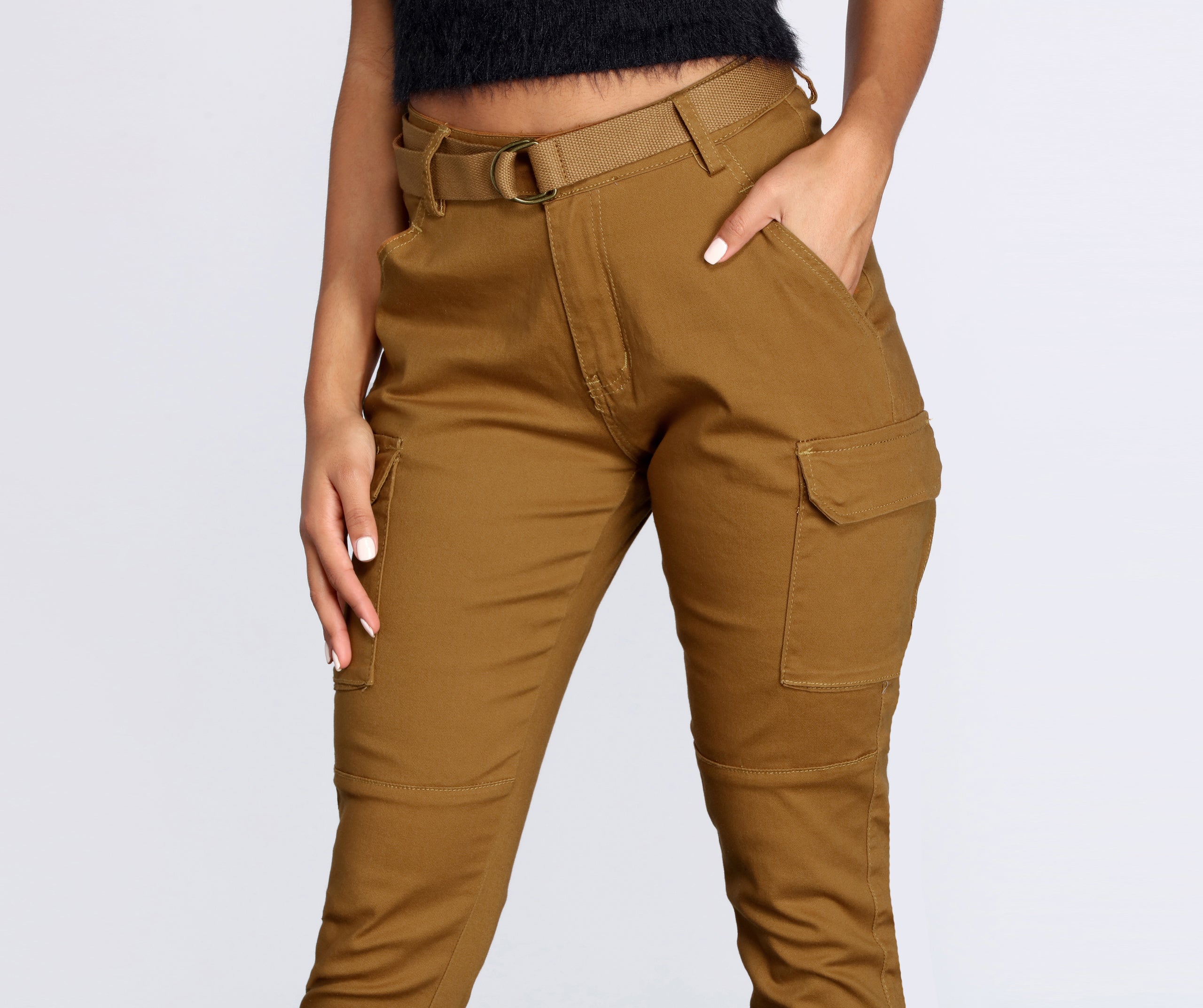 Cutie In Charge Cargo Joggers - Image 13