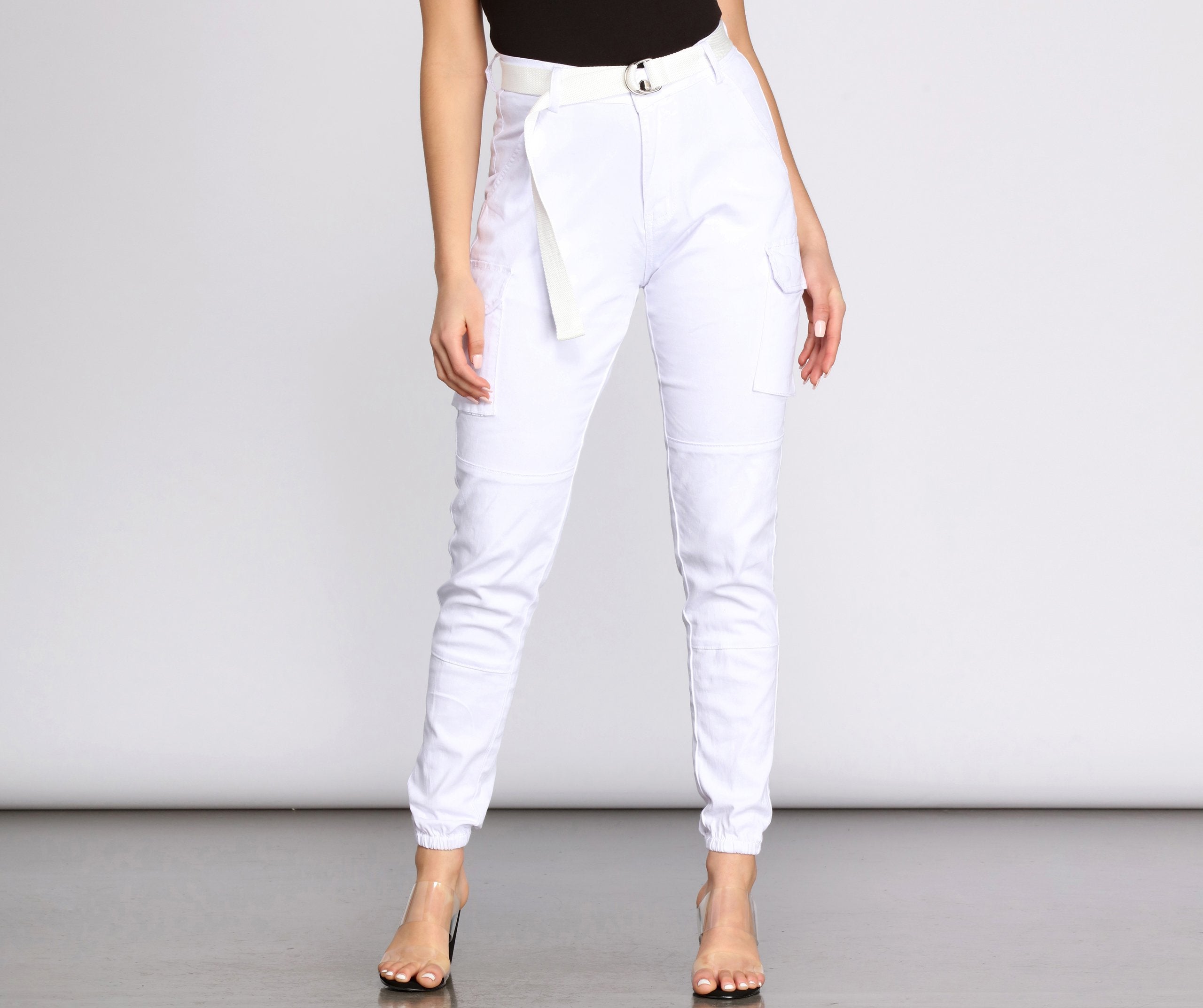 Cutie In Charge Cargo Joggers - Image 14