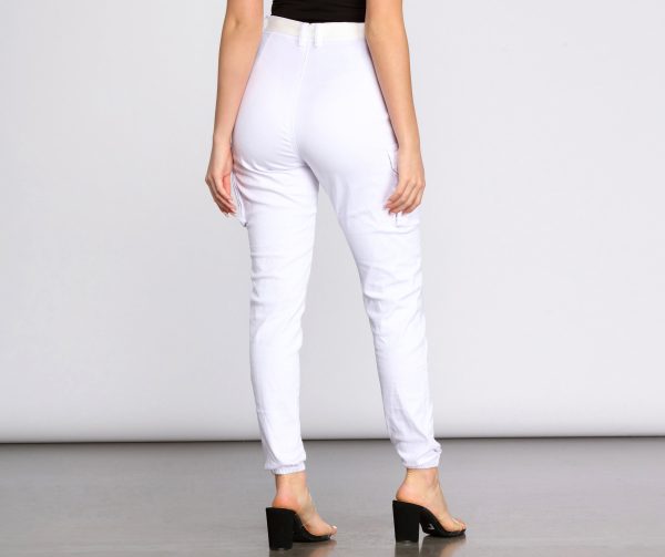 Cutie In Charge Cargo Joggers - Image 15