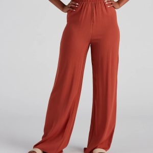 Weekend Mood Wide-Leg Pants