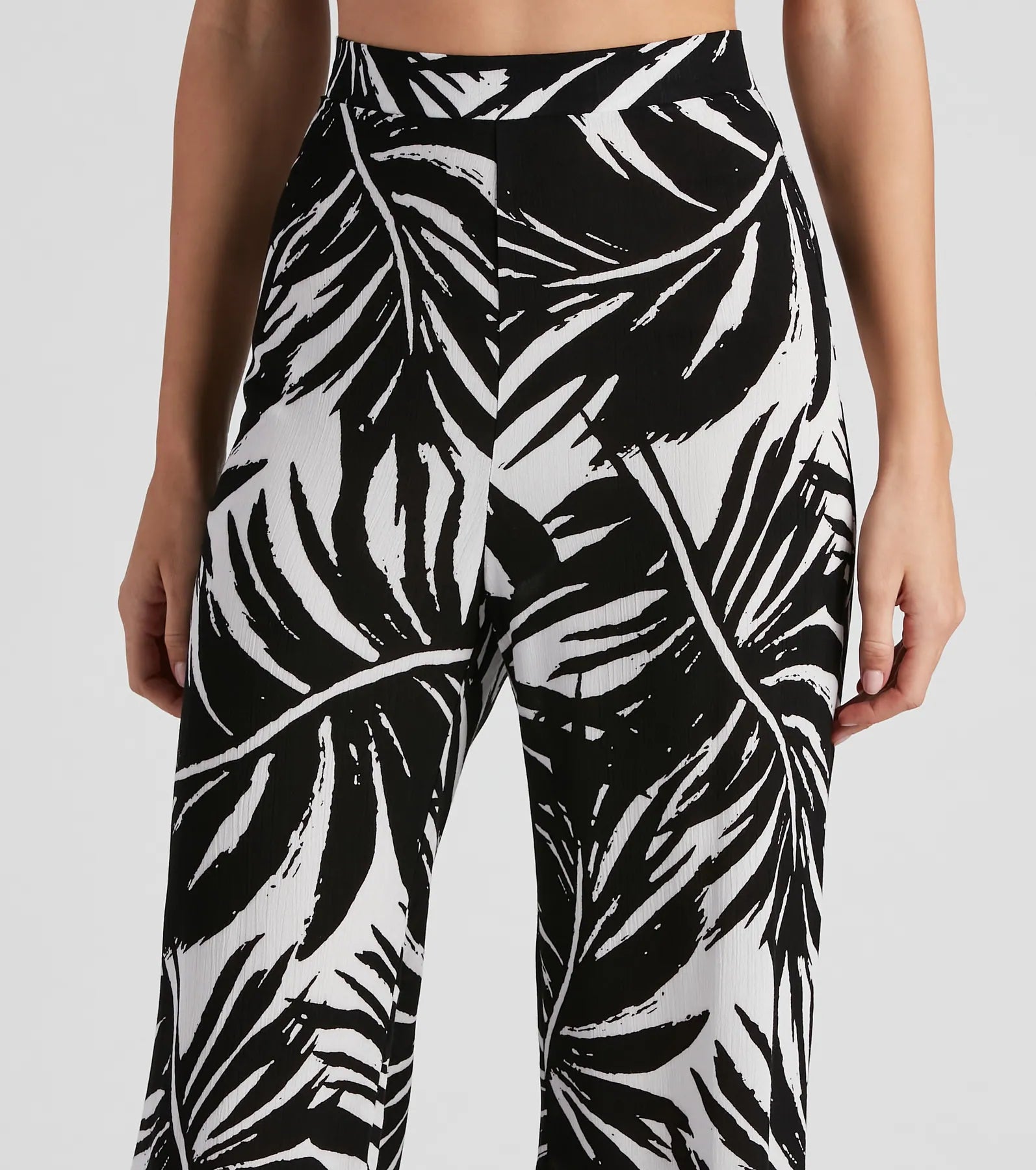 Sandy Beaches Palm Wide-Leg Pants - Image 4