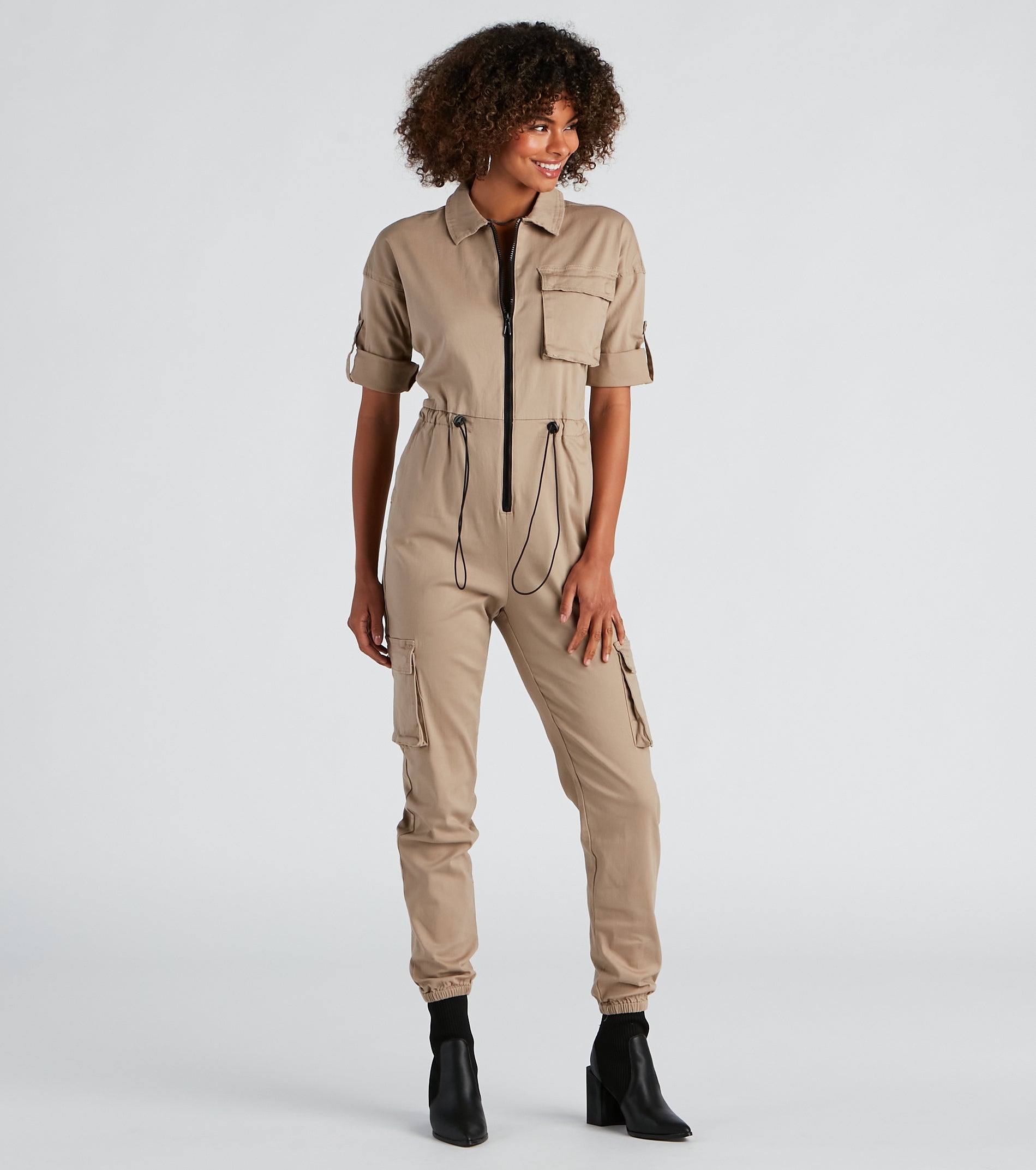 Next Stop Utility Jogger Jumpsuit - Image 3