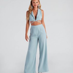 Structured And Chic Wide-Leg Pants