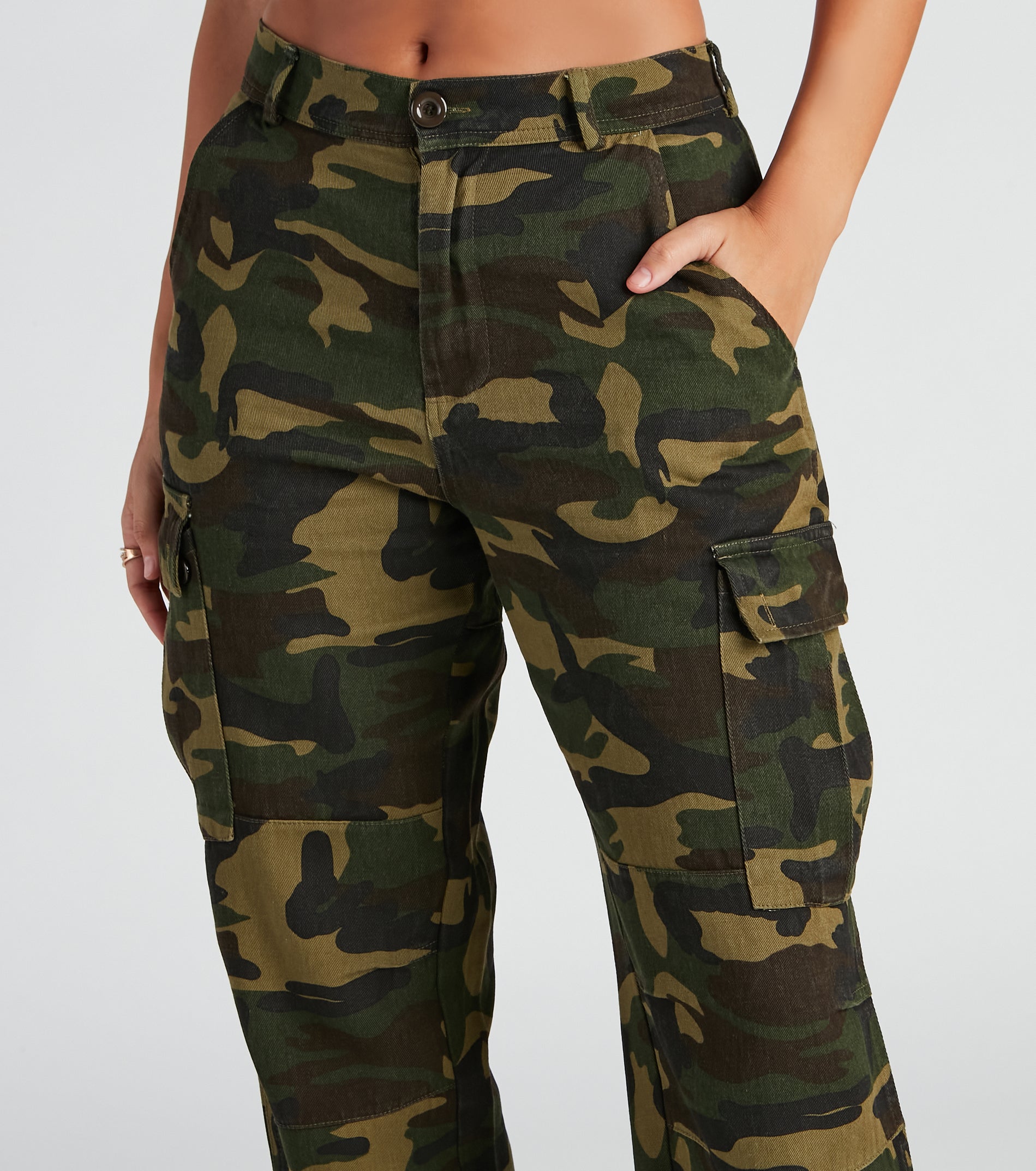 Ten-Hut Camouflage Cargo Pants - Image 4