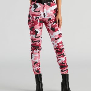 Blend In Mid-Rise Camo Joggers