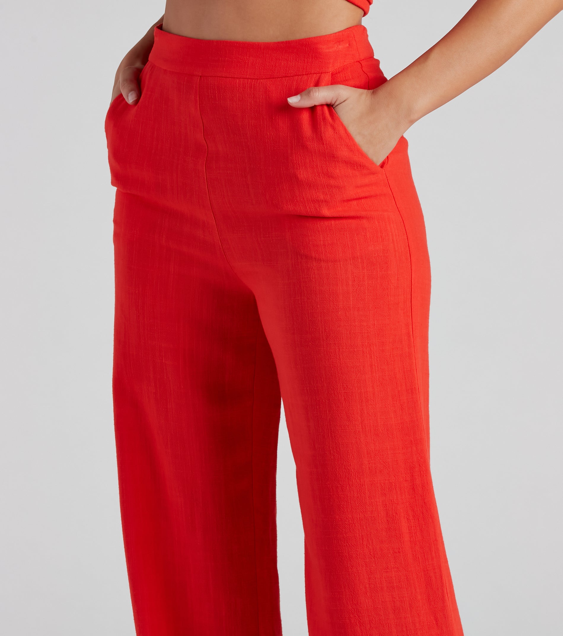Worth It Linen Wide-Leg Pants - Image 4