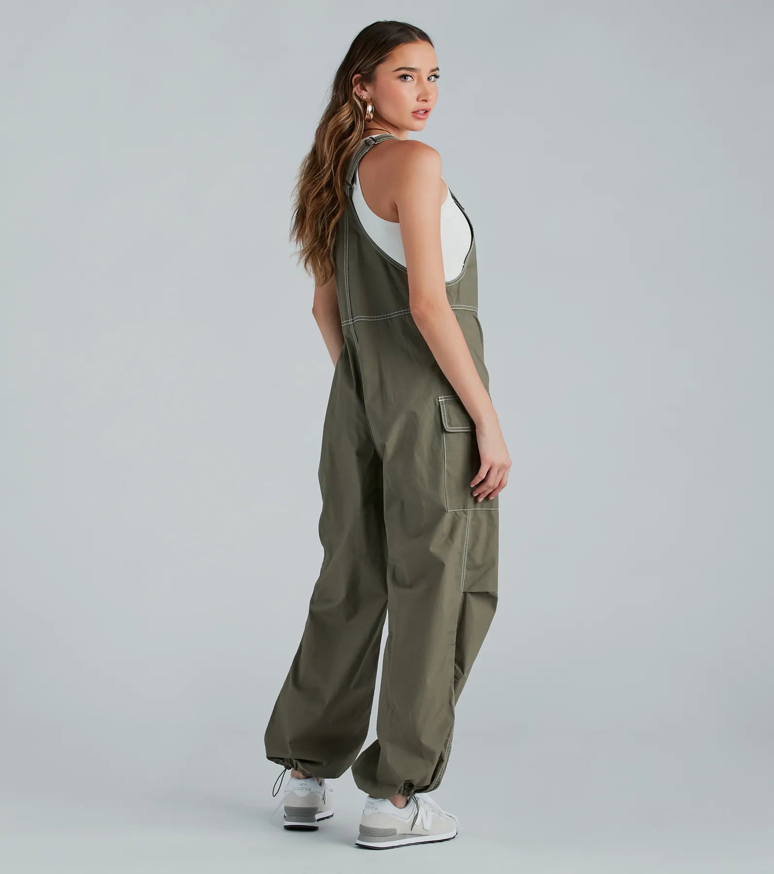 Effortless Done-In-One Parachute Cargo Overalls - Image 2