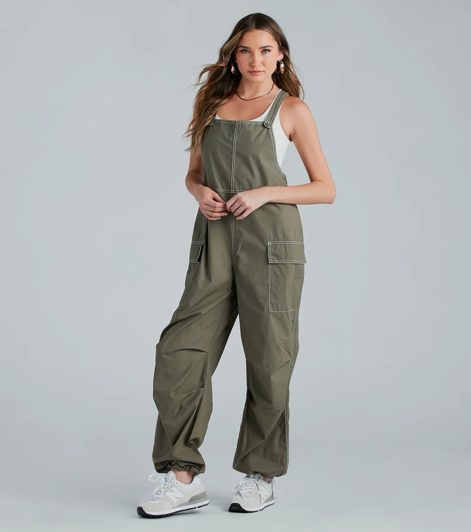 Effortless Done-In-One Parachute Cargo Overalls - Image 3