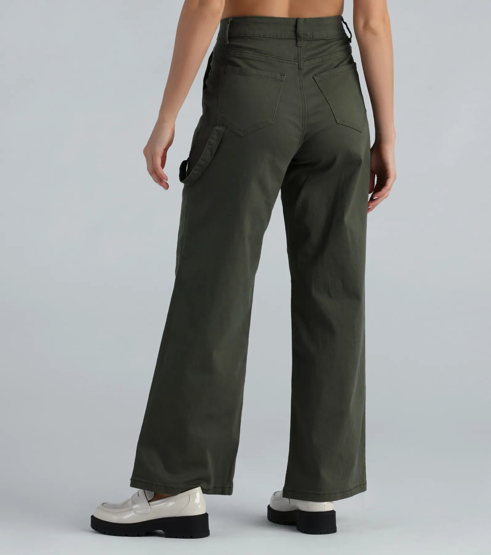 High-Rise Wide-Leg Carpenter Pants - Image 7