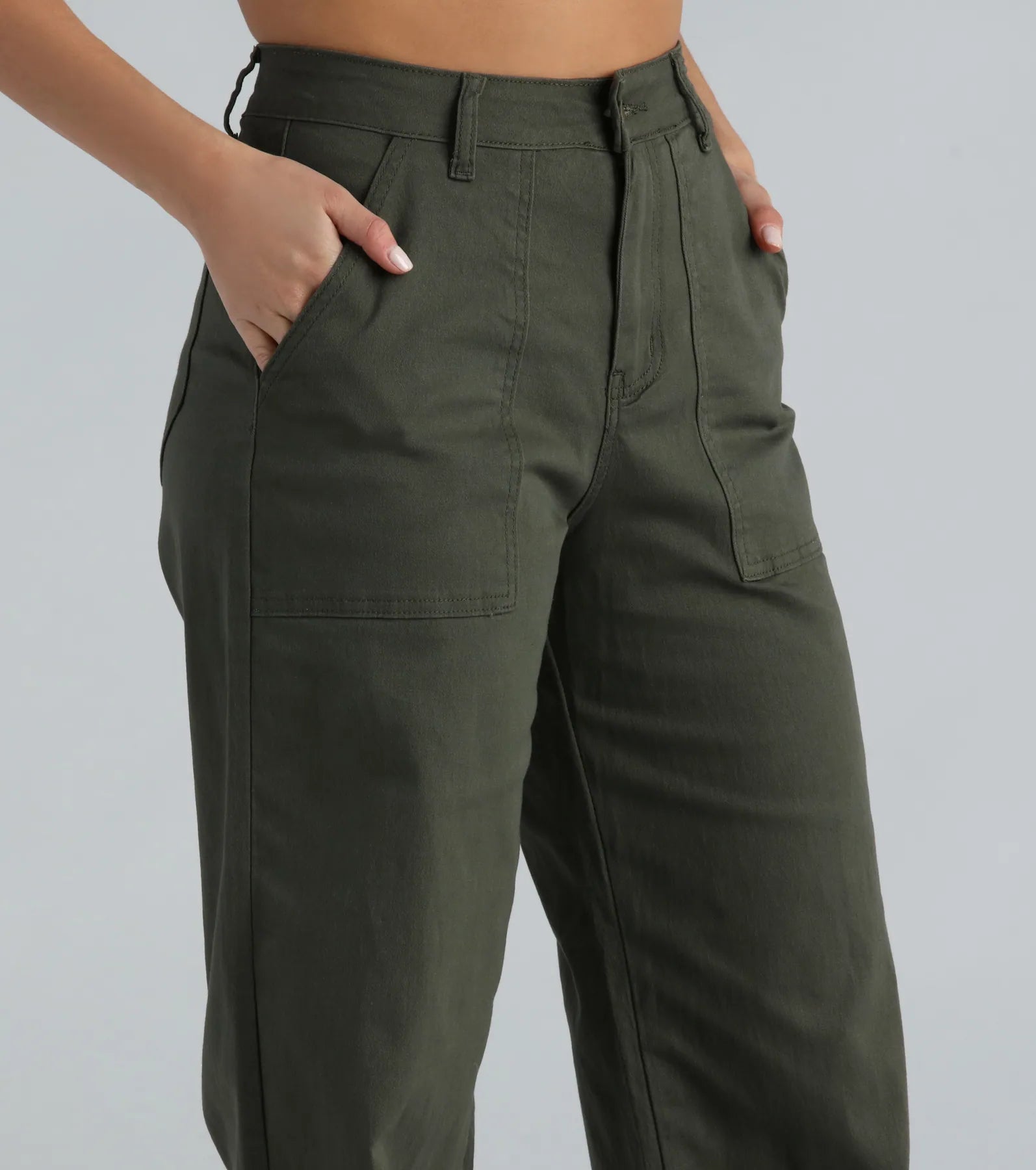 High-Rise Wide-Leg Carpenter Pants - Image 8