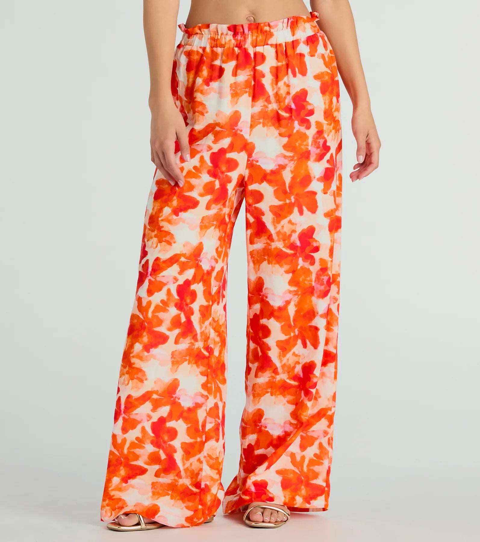 Make Some Noise Printed Palazzo Pants - Image 2