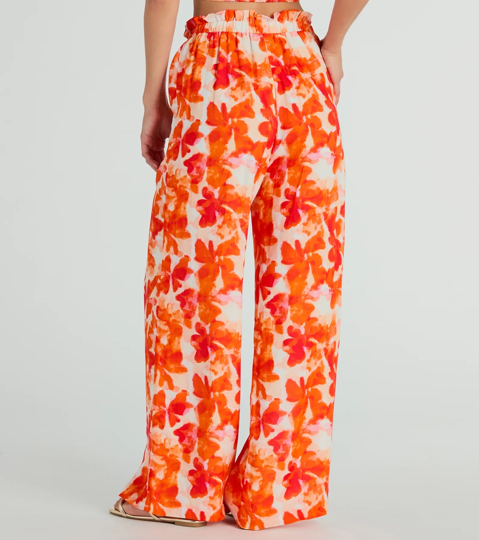 Make Some Noise Printed Palazzo Pants - Image 3