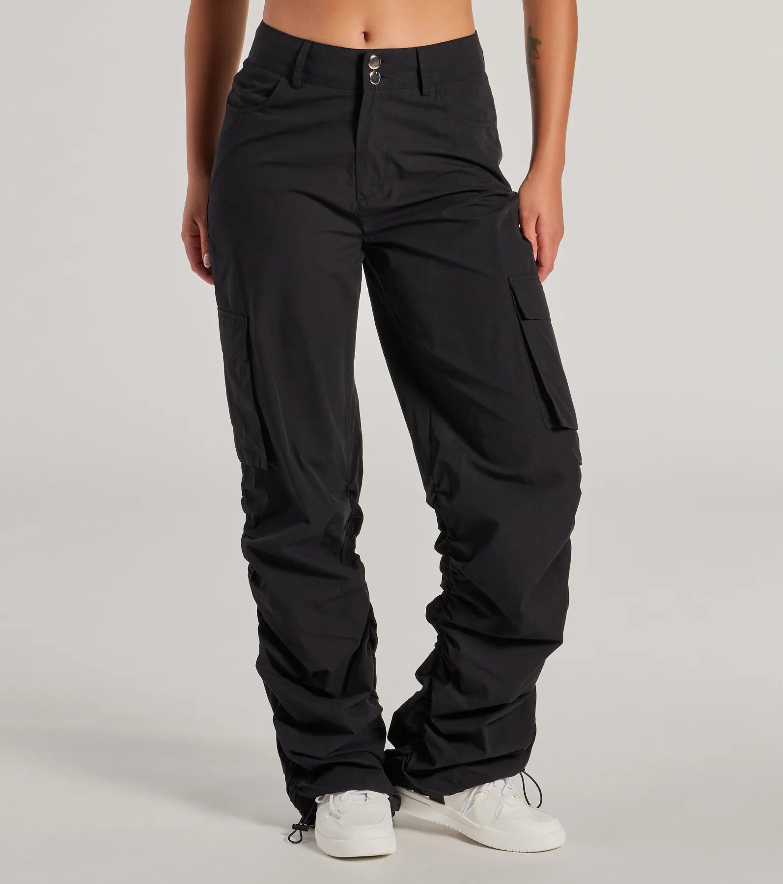 Good Vibes Era Mid-Rise Twill Cargo Pants - Image 4