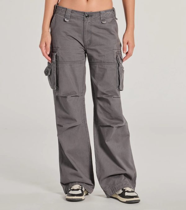 Step It Up Mid-Rise Twill Cargo Pants - Image 4