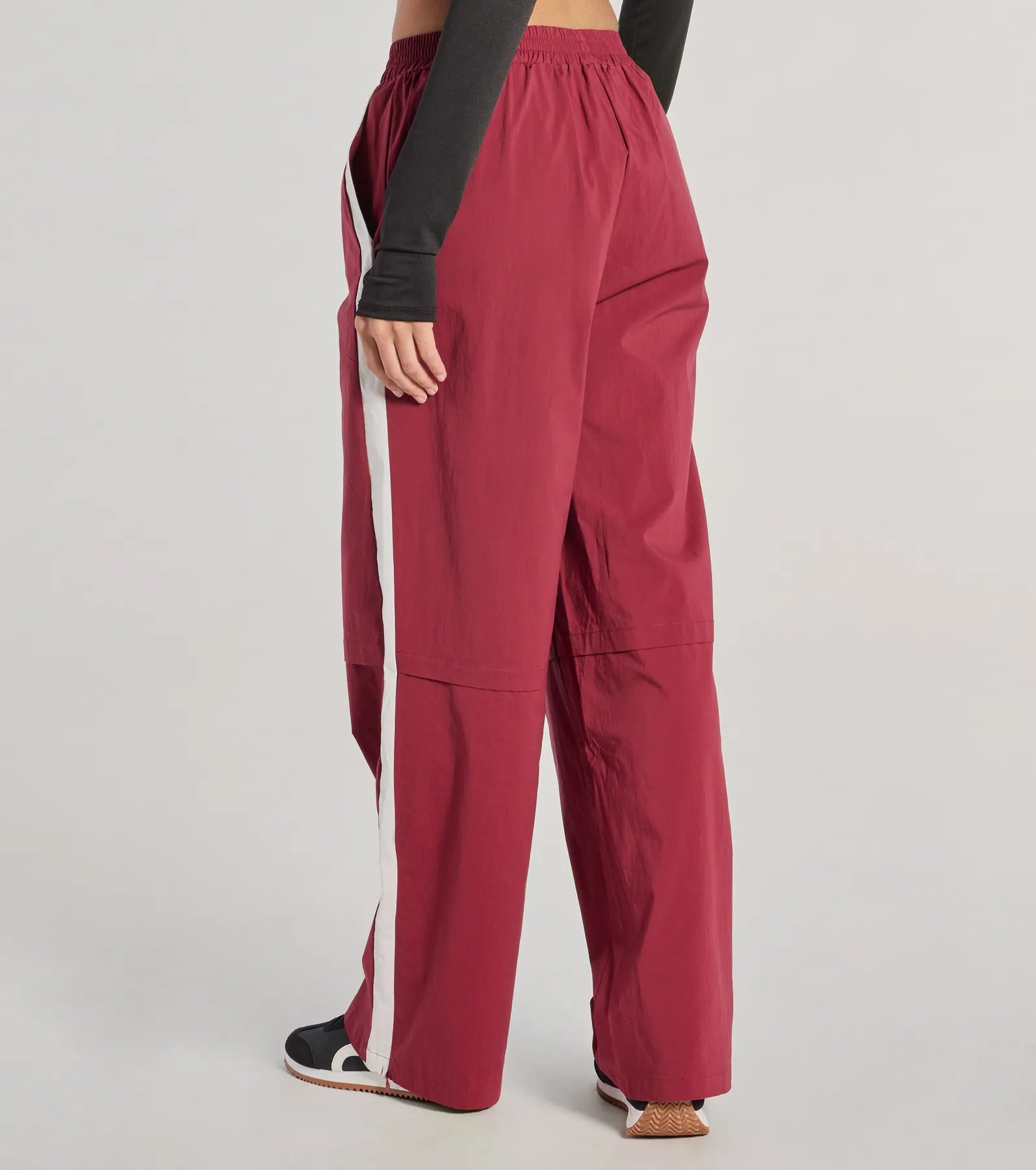 Star Of The Track High-Rise Striped Track Pants - Image 2