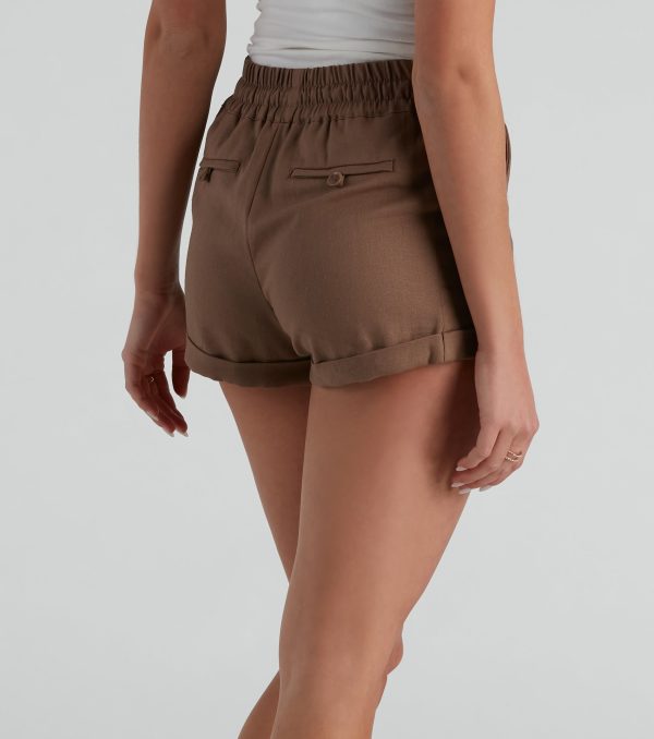 Effortless Summer Days Cuffed Shorts - Image 4