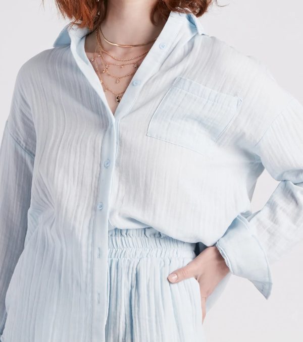 Coastal Cute Linen Top And Shorts Set - Image 9