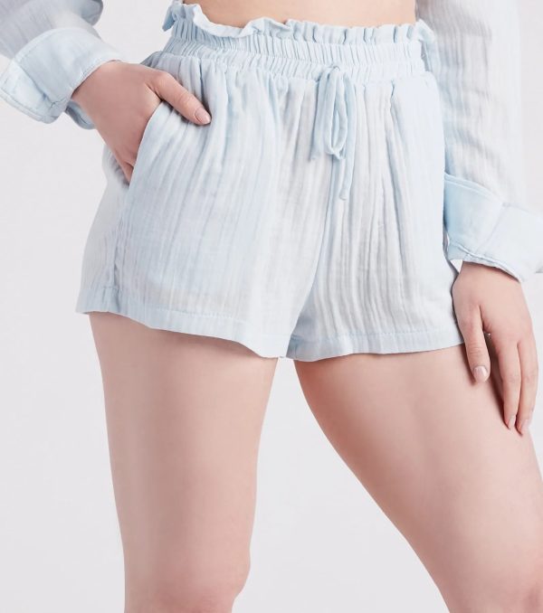 Coastal Cute Linen Top And Shorts Set - Image 10