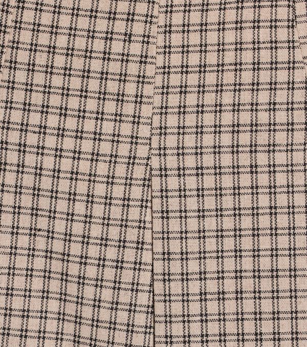 Keep On Charming High-Rise Plaid Linen Skort - Image 4