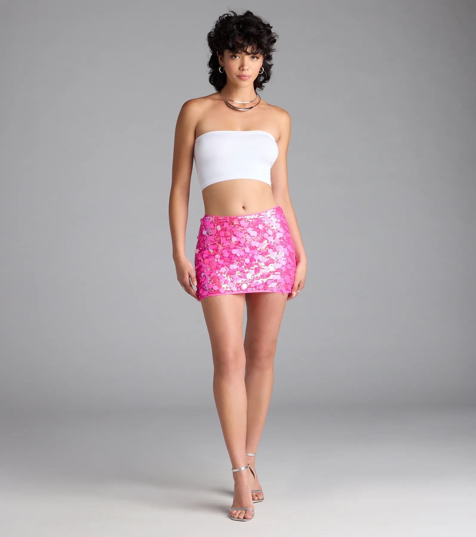Dance The Night Away Sequin Mini Skirt - Image 9
