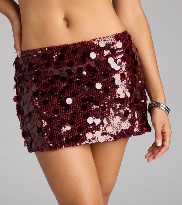 Party Proof Sequin Mini Skirt - Image 3