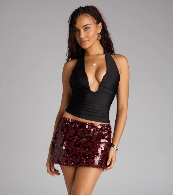 Party Proof Sequin Mini Skirt - Image 4
