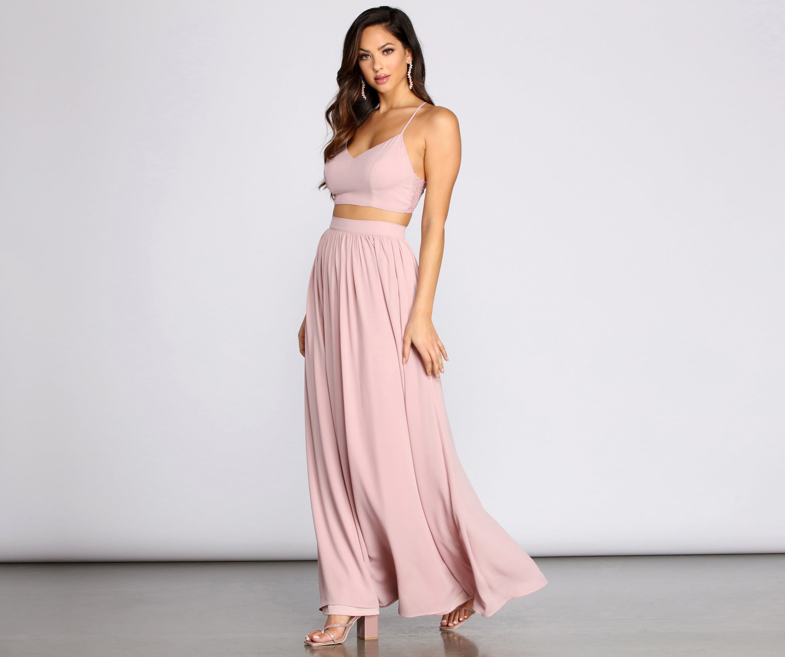 Classic Cutie Chiffon Maxi Skirt - Image 5