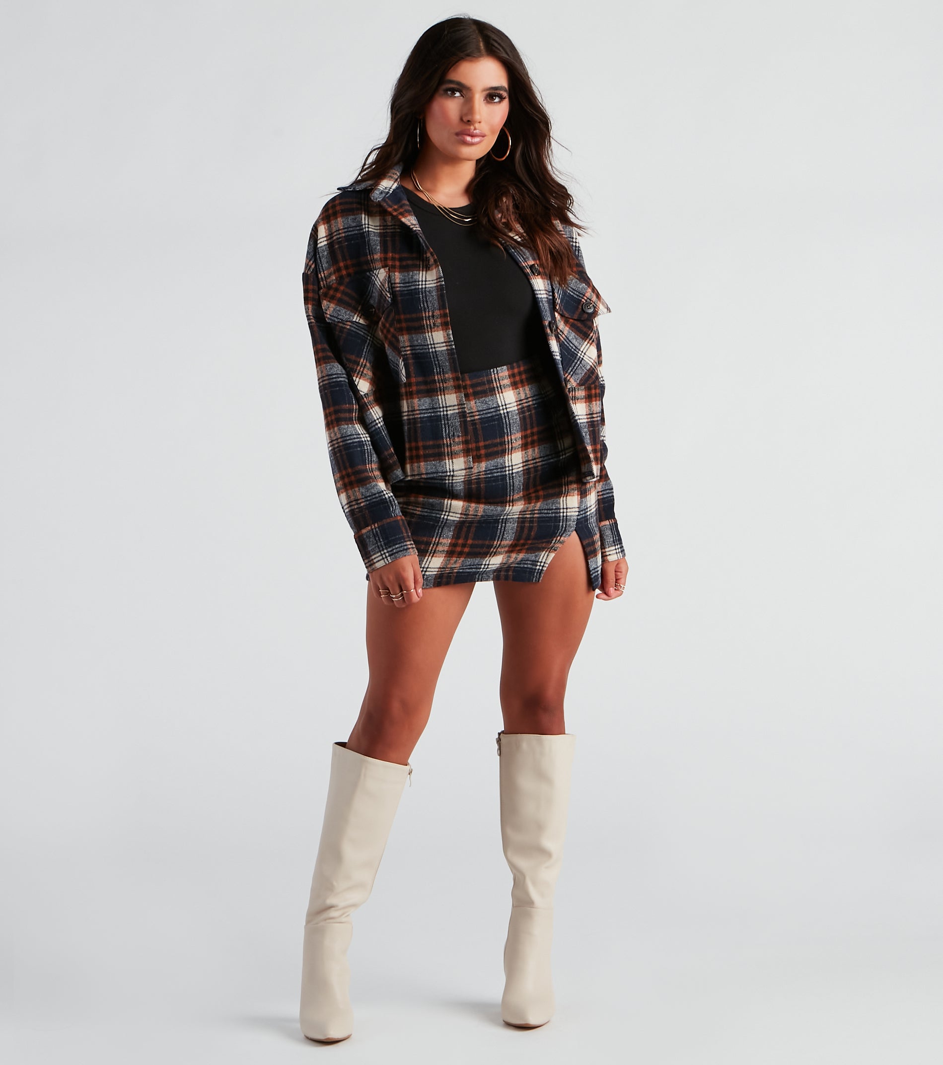 Hometown Girl Plaid Mini Skirt - Image 2