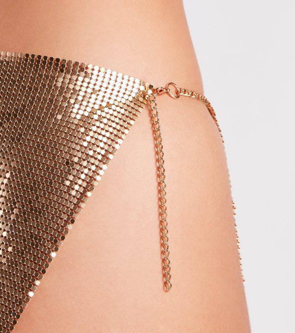 Cha-Ching Chainmail Mini Skirt - Image 5