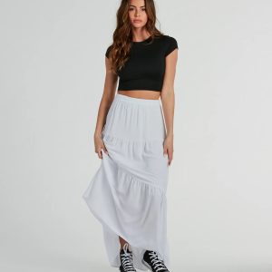 Flawless Duo Tiered Maxi Skirt