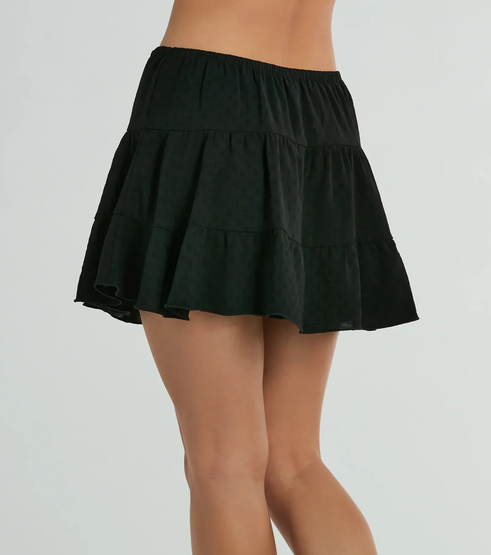 Playful Distraction Low Rise Ruffled Mini Skirt - Image 6