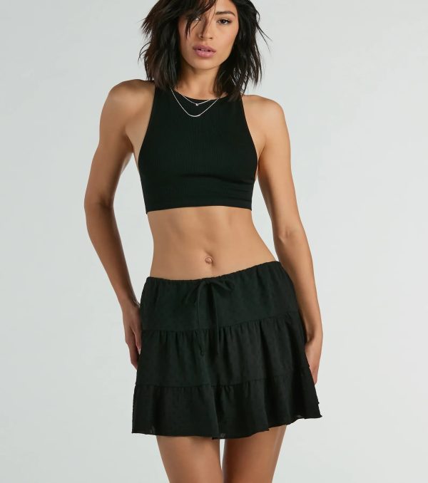 Playful Distraction Low Rise Ruffled Mini Skirt - Image 7