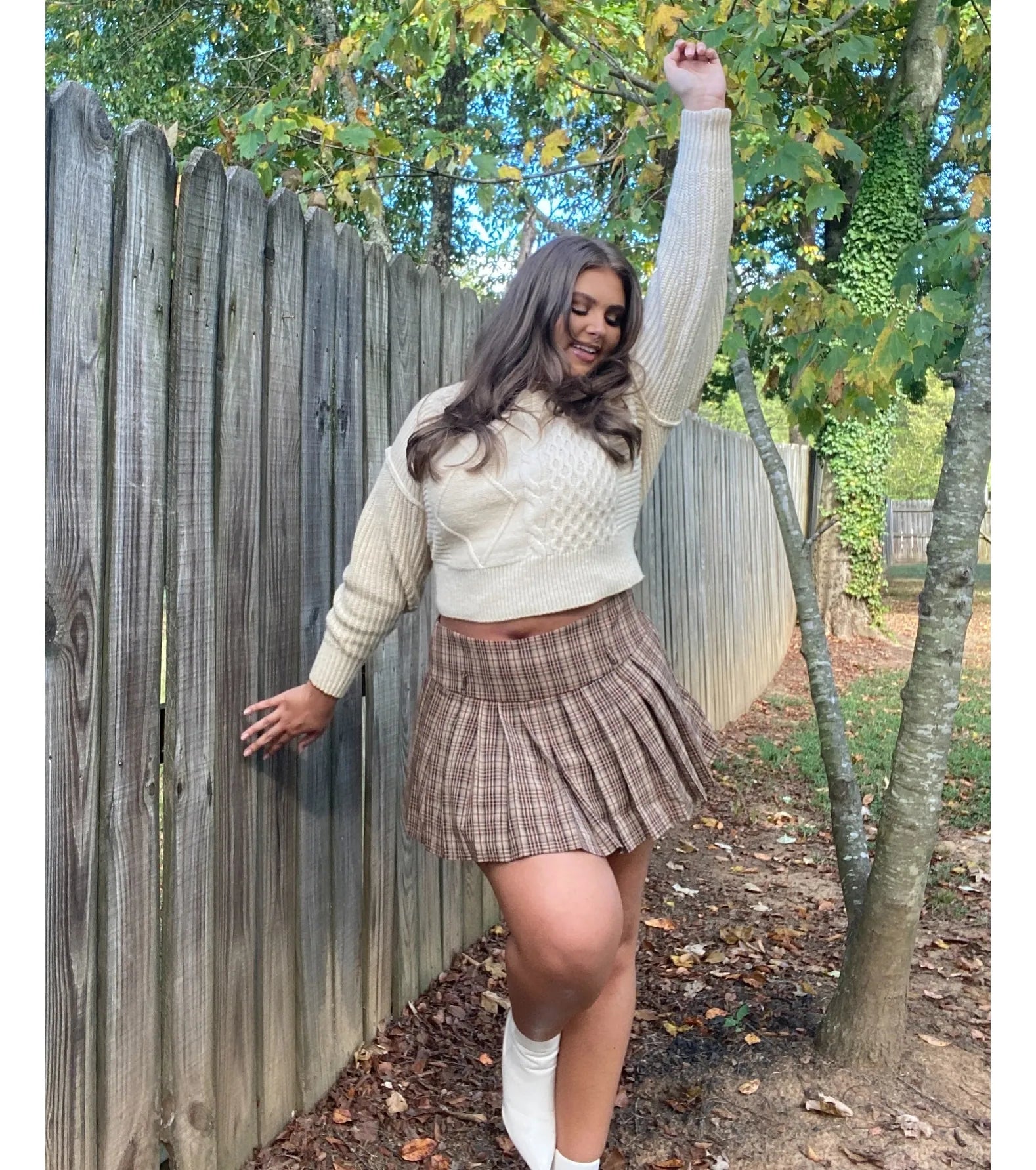 Pick Of The Season Belted Plaid Mini Skirt - Image 6