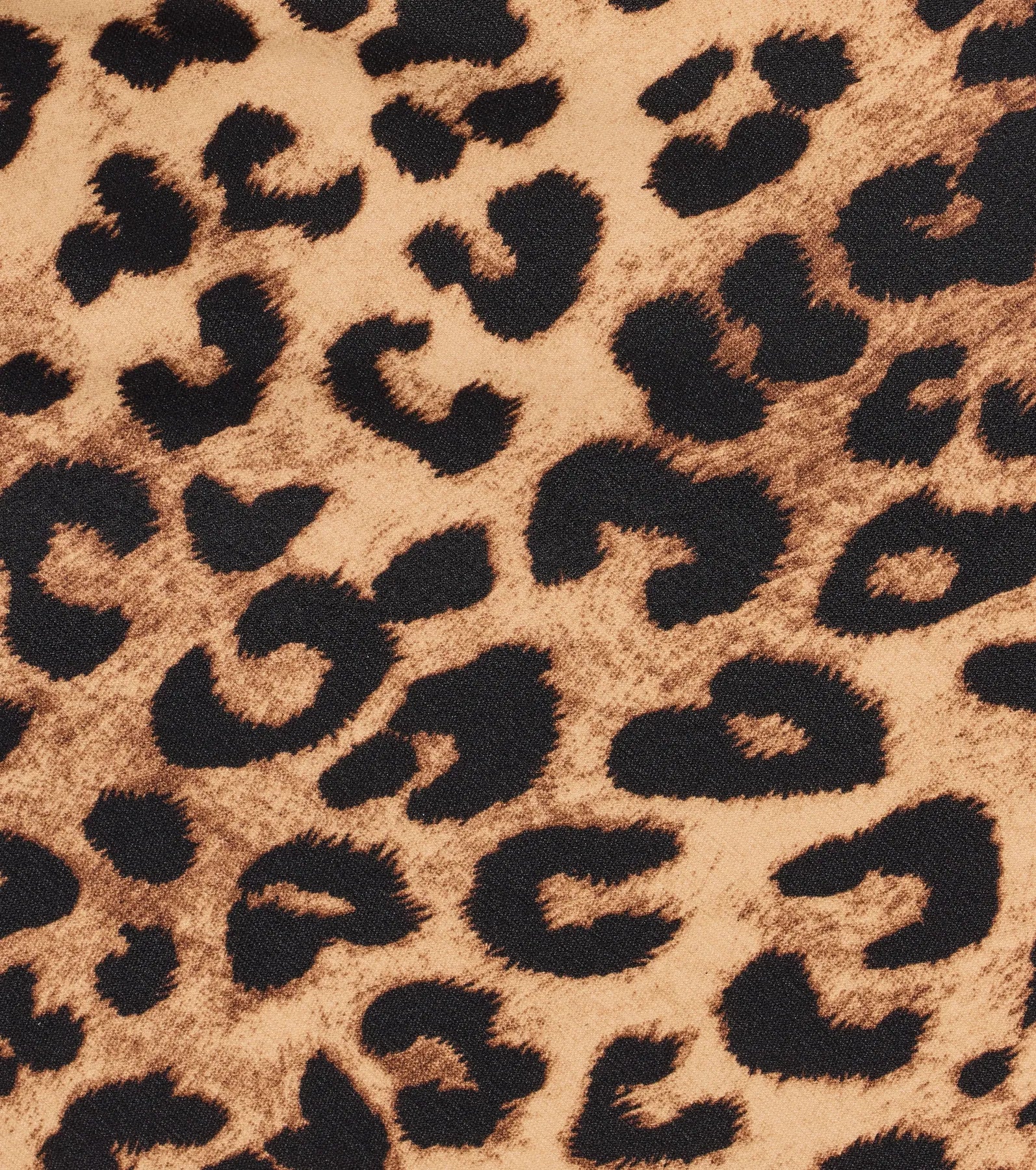 Flirty Leopard Print Satin Mini Skirt - Image 4