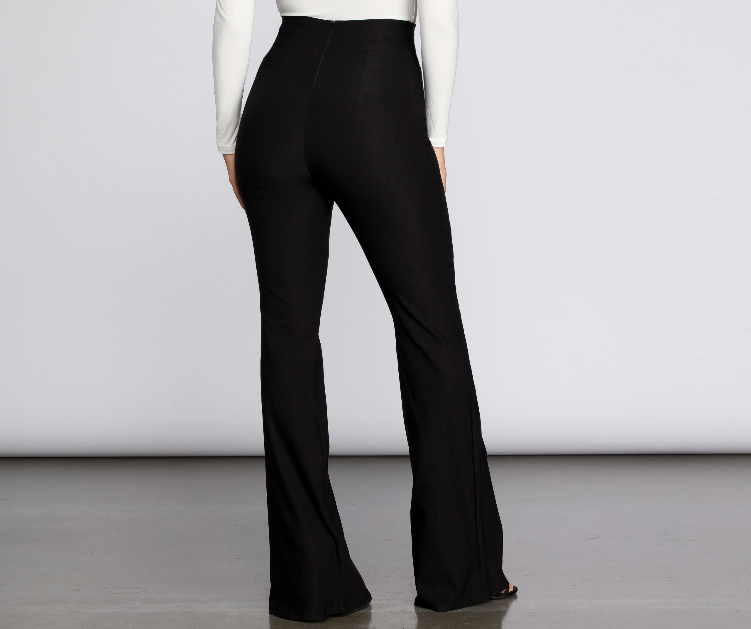High Waist Flare Pants - Image 2