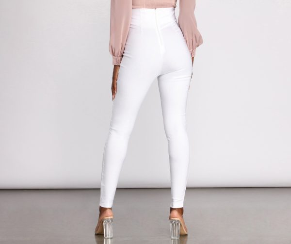 Classic Vibe High Waist Skinny Pants - Image 7