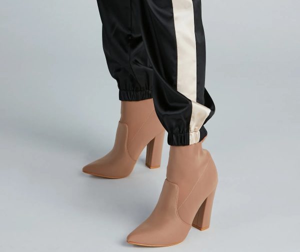 Sleek Striped Satin Joggers - Image 4