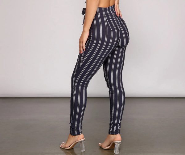 Nautical Vibes Tie-Waist Pants - Image 2