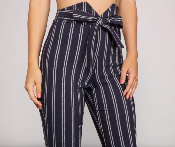 Nautical Vibes Tie-Waist Pants - Image 3