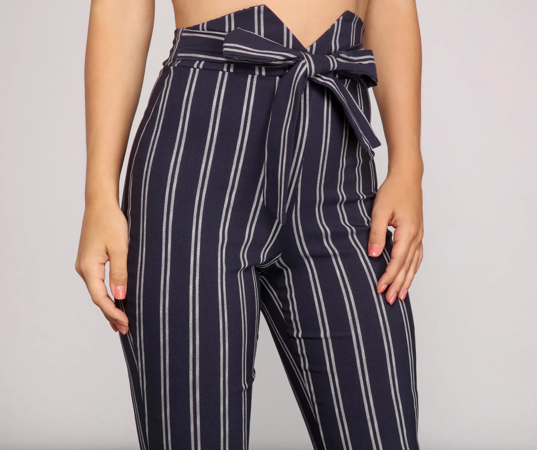 Nautical Vibes Tie-Waist Pants - Image 3