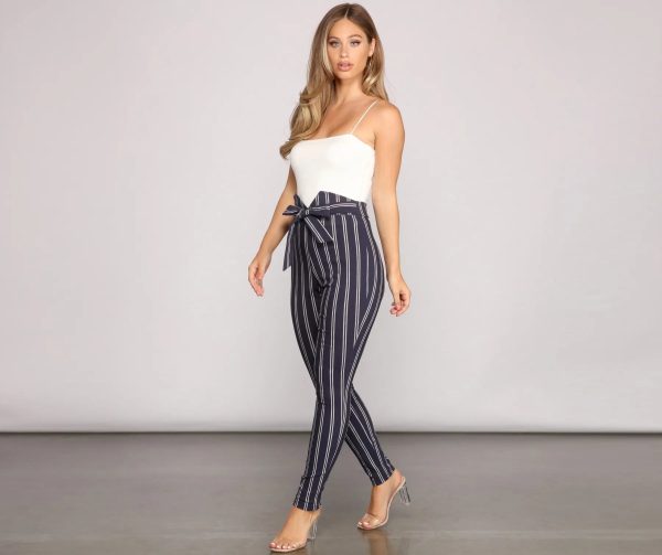 Nautical Vibes Tie-Waist Pants - Image 5