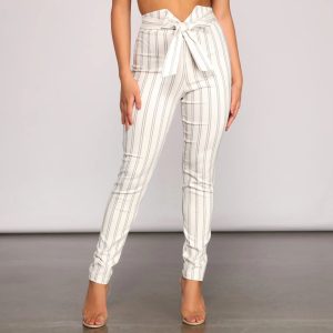 Nautical Vibes Tie-Waist Pants