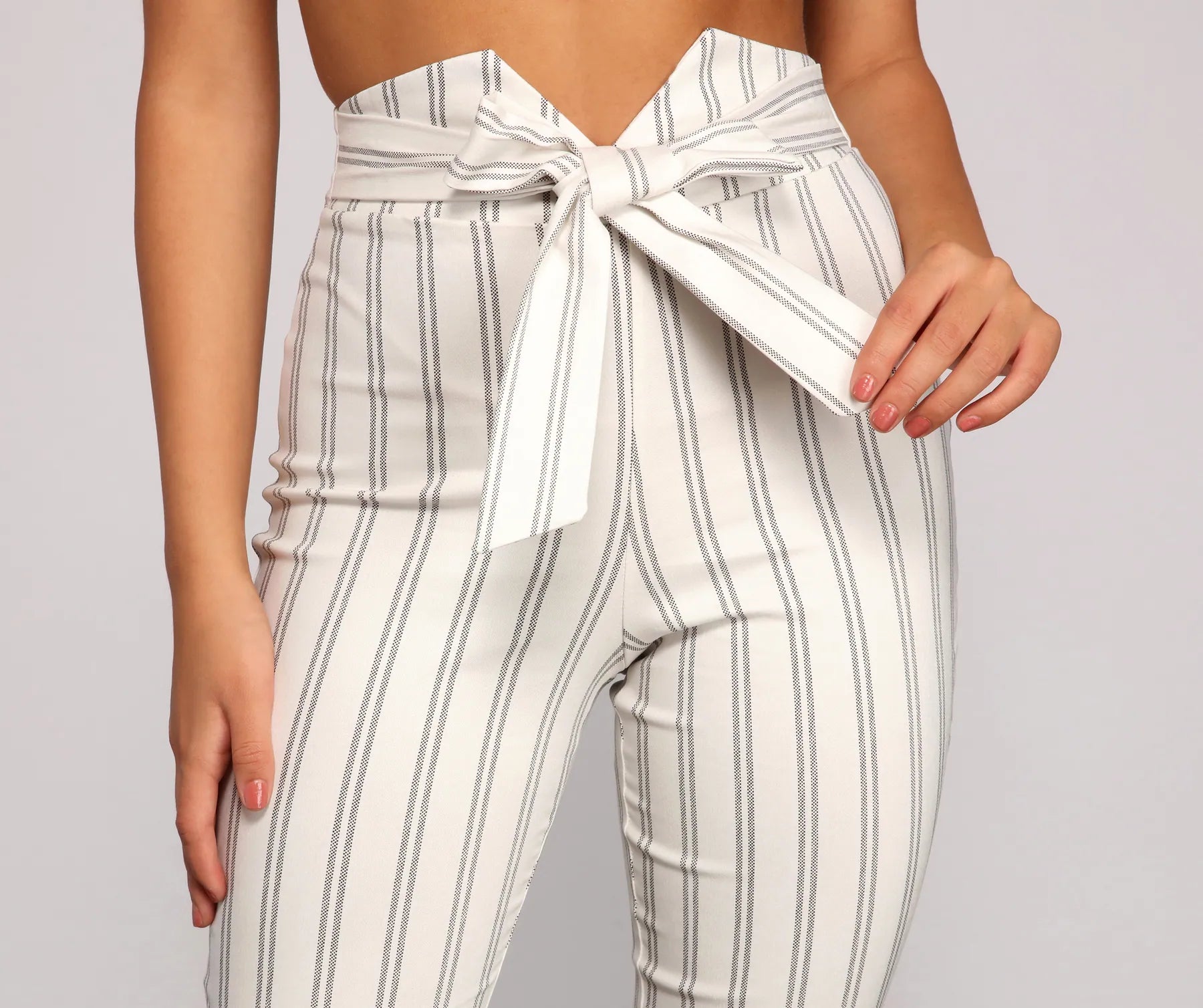 Nautical Vibes Tie-Waist Pants - Image 4