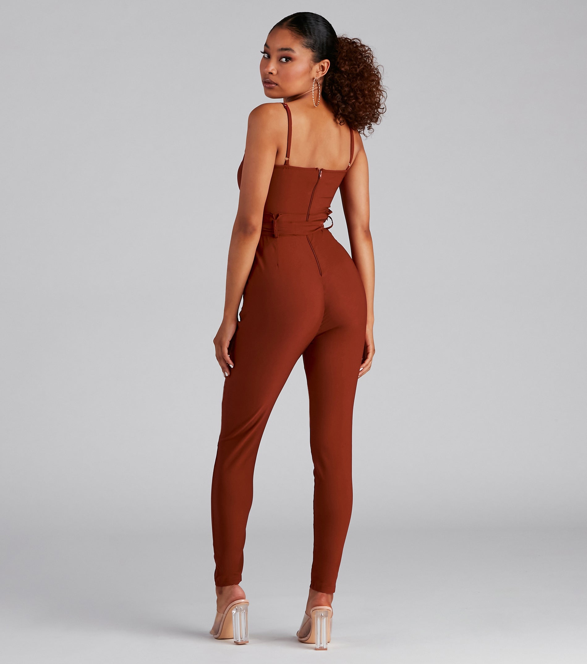 Poised And Tapered Paperbag Jumpsuit - Image 2