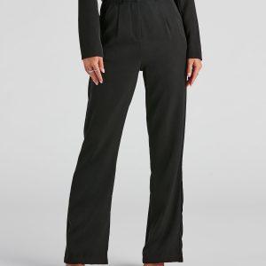 Effortless And Elevated Wide-Leg Pants