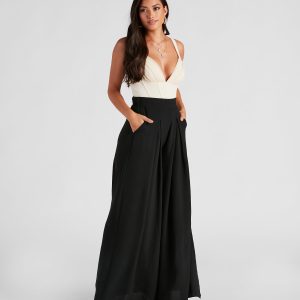 Downtown Nights Wide-Leg Pants