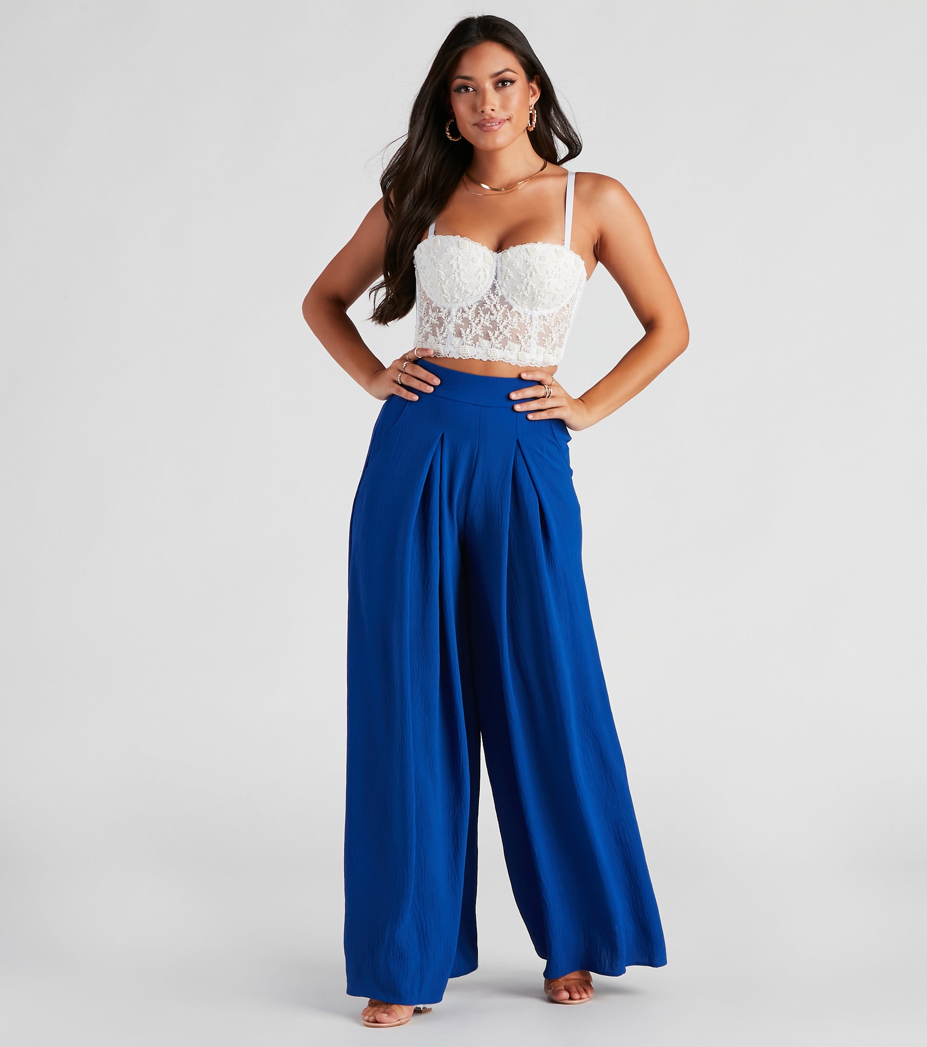 Downtown Nights Wide-Leg Pants - Image 5