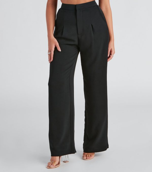 The Right Path Wide-Leg Trouser Pants - Image 2