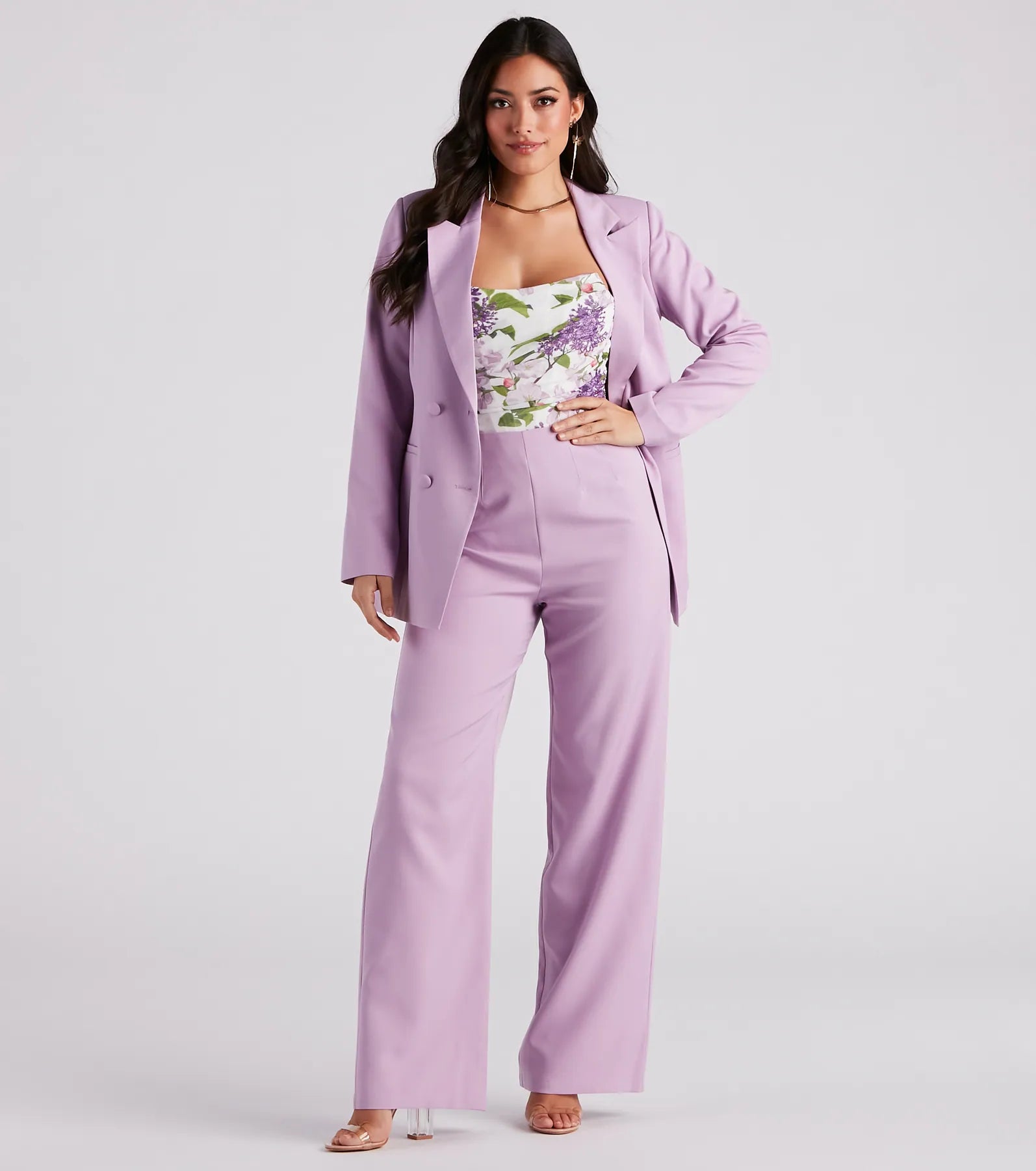 She Means Business Wide-Leg Pants - Image 2